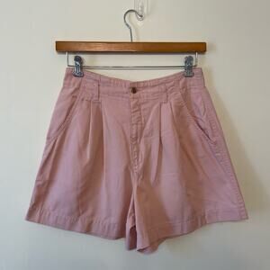 Vintage Dockers 12 Barbie high rise shorts pink pastel light academia classic